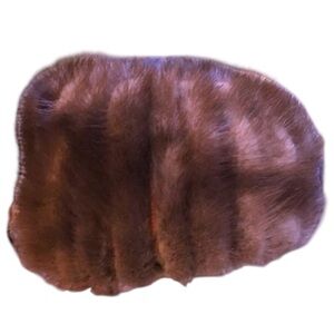 Vintage Simpsons PILL BOX  Mink fur hat Sz Large